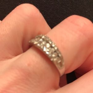 Platinum 1 carat diamond ring size 7.25